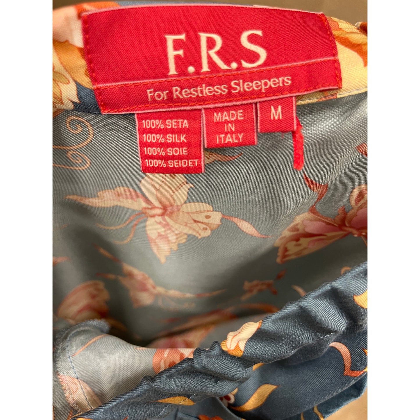 F.R.S. For Restless Sleepers Silk Printed Two-Piece Pant Set