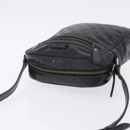 Gucci Zip GG Imprime, Black, Canvas, Shoulder Bag
