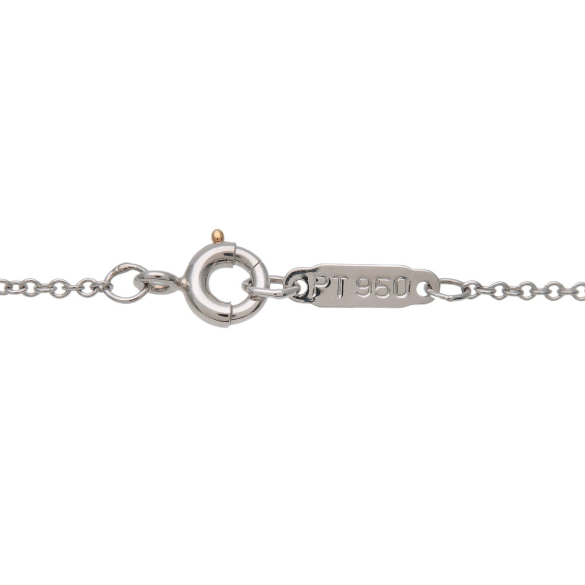 Tiffany & Co. Etoile Circle Donut Pendant Platinum with Diamonds, Silver, Platinum, Necklace