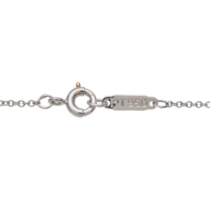 Tiffany & Co. Etoile Circle Donut Pendant Platinum with Diamonds, Silver, Platinum, Necklace
