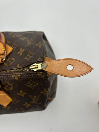 Louis Vuitton Speedy Monogram Canvas, Brown, Canvas, Handbag