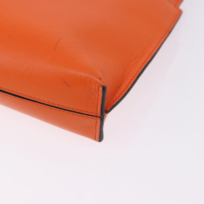 Loewe T Messenger Leather, Orange, Leather, Crossbody Bag