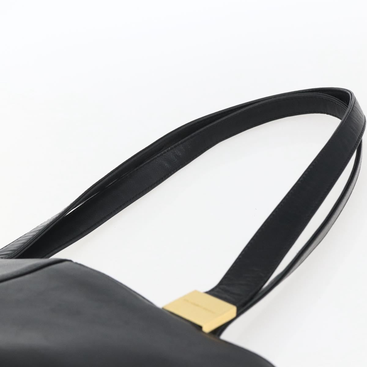 Burberry Vintage Leather, Black, Leather, Tote Bag