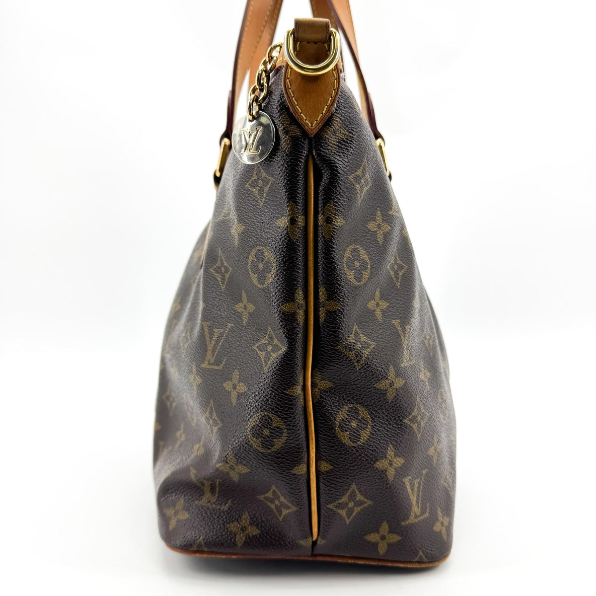 Louis Vuitton Palermo Monogram Canvas, Brown, Canvas, Handbag