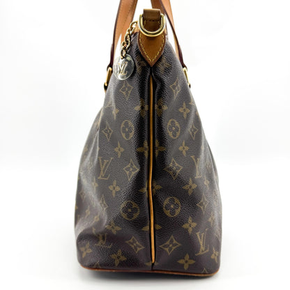 Louis Vuitton Palermo Monogram Canvas, Brown, Canvas, Handbag