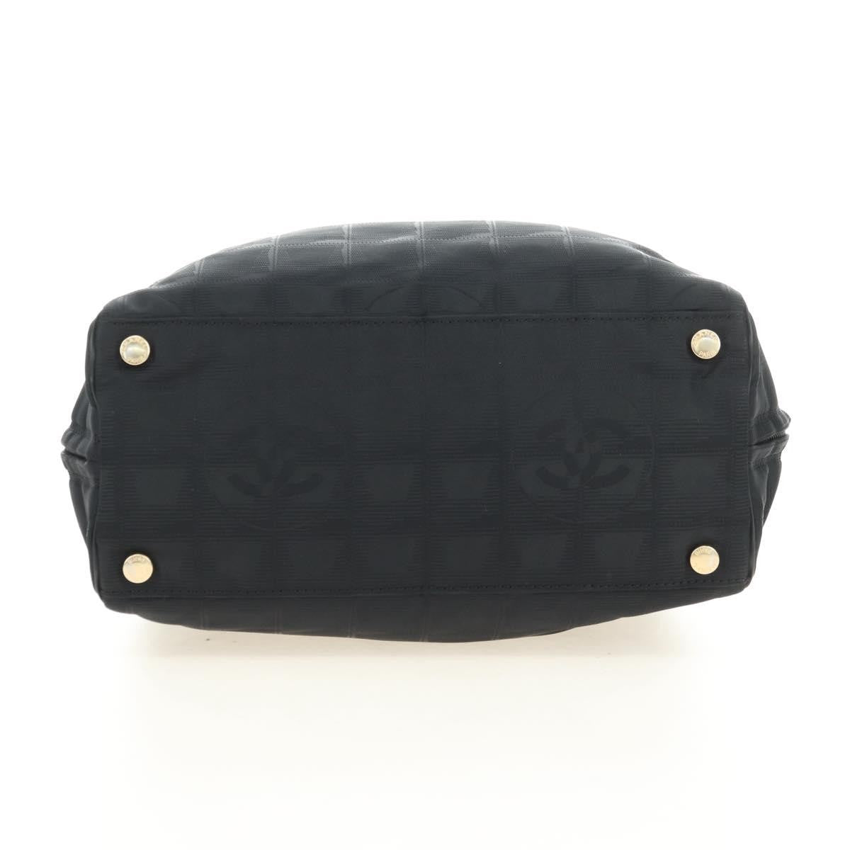 Chanel Travel Line Nylon, Black, Nylon, Tote Bag