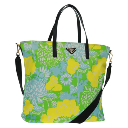 Prada Floreal Tote Printed Tessuto, Multicolour, Nylon, Tote Bag