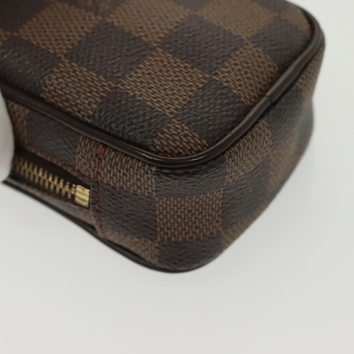 Louis Vuitton Etui Okapi Camera Case Damier, Brown, Canvas, Clutch