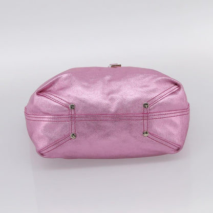Tiffany & Co. Vintage Leather, Pink, Stainless Steel, Shoulder Bag