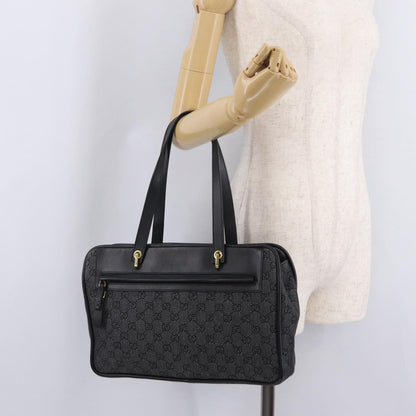 Gucci GG Canvas Canvas, Black, Canvas, Tote Bag