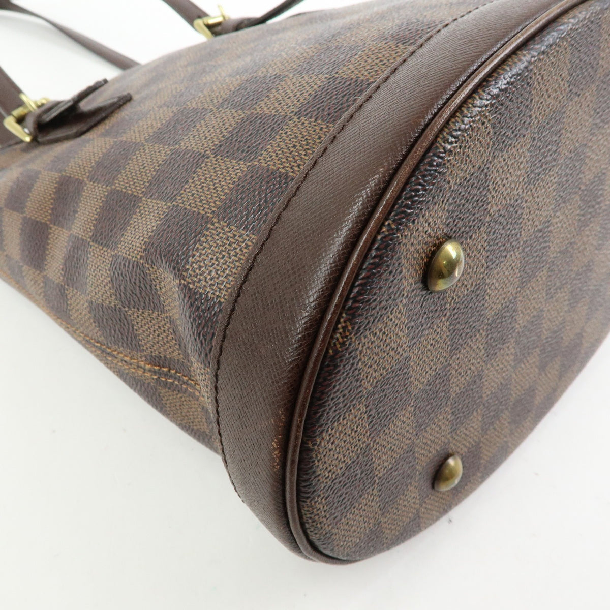 Louis Vuitton Marais Bucket Damier, Brown, Canvas, Handbag
