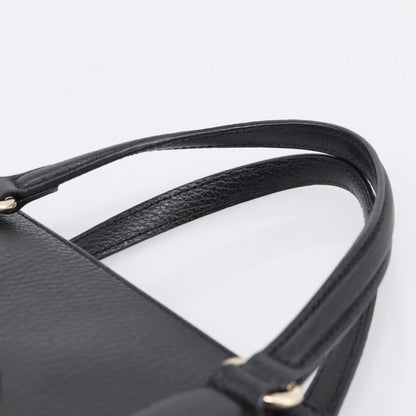 Gucci Soho Convertible Top Handle Satchel Leather, Black, Leather, Handbag
