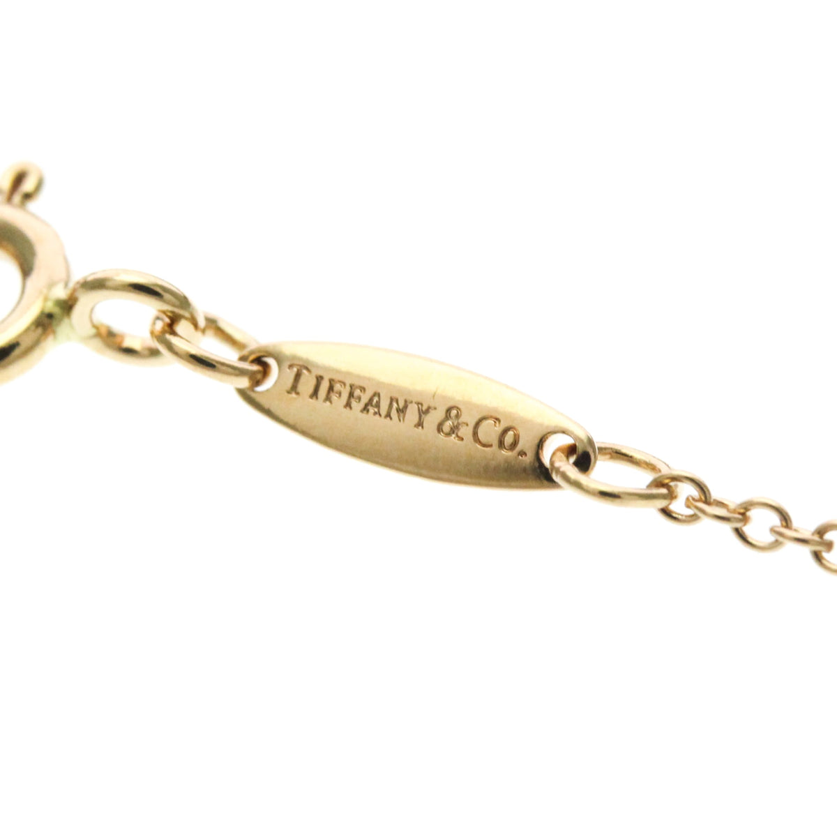 Tiffany & Co. Elsa Peretti Diamonds By The Yard Pendant 18K Rose Gold with Diamond, Gold, Pink Gold, Necklace