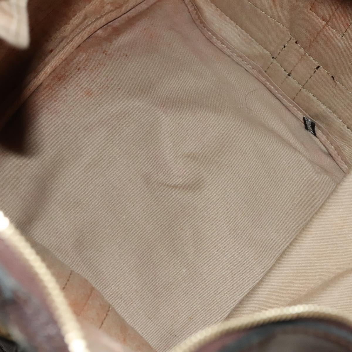 Christian Dior Vintage Trotter Street Chic Pocket Hobo Diorissimo Canvas, Brown, Canvas, Shoulder Bag