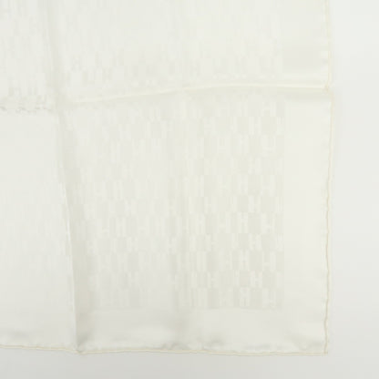 Hermes Carré 40 Silk, White, Silk, Scarf