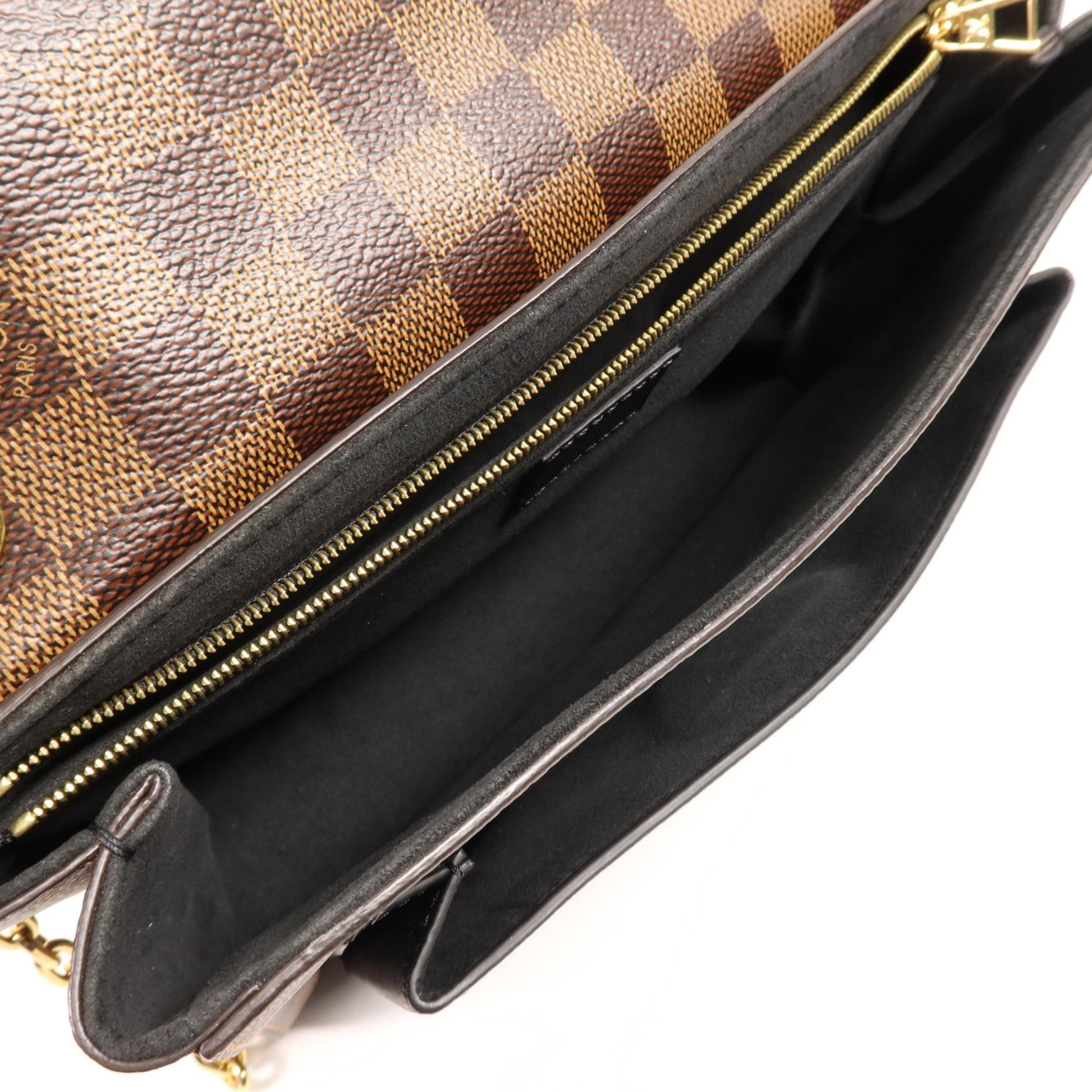 Louis Vuitton Vavin Damier, Brown, Canvas, Tote Bag