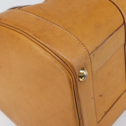 Hermes Vintage Convertible Boston Leather, Brown, Leather, Travel Bag
