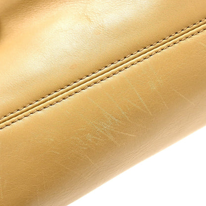 Chanel Vintage CC Logo Tote Leather, Beige, Leather, Tote Bag