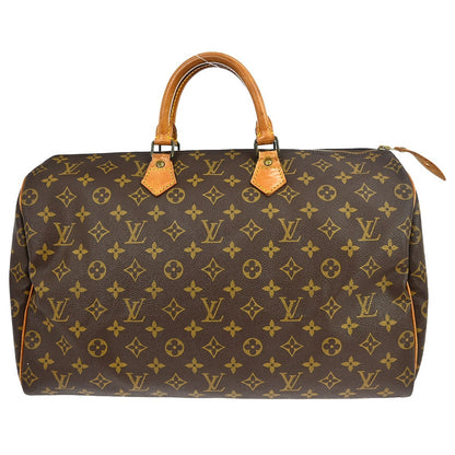 Louis Vuitton Speedy Monogram Canvas, Brown, Canvas, Handbag