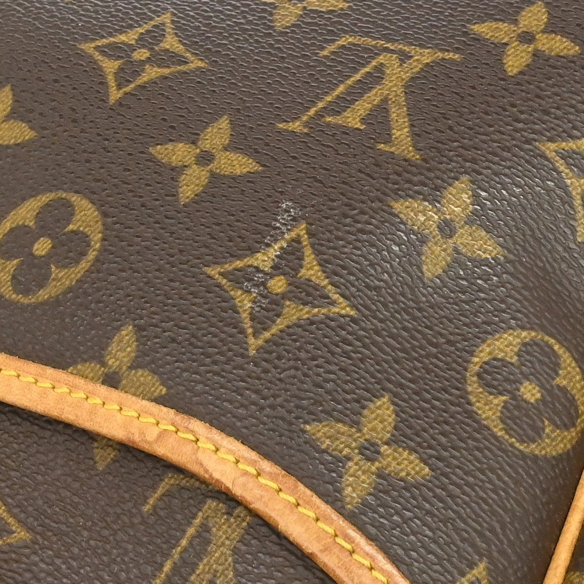 Louis Vuitton Deauville Monogram, Brown, Canvas, Handbag