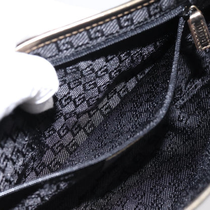 Gucci Tiger Charm Leather, Gold, Leather, Shoulder Bag