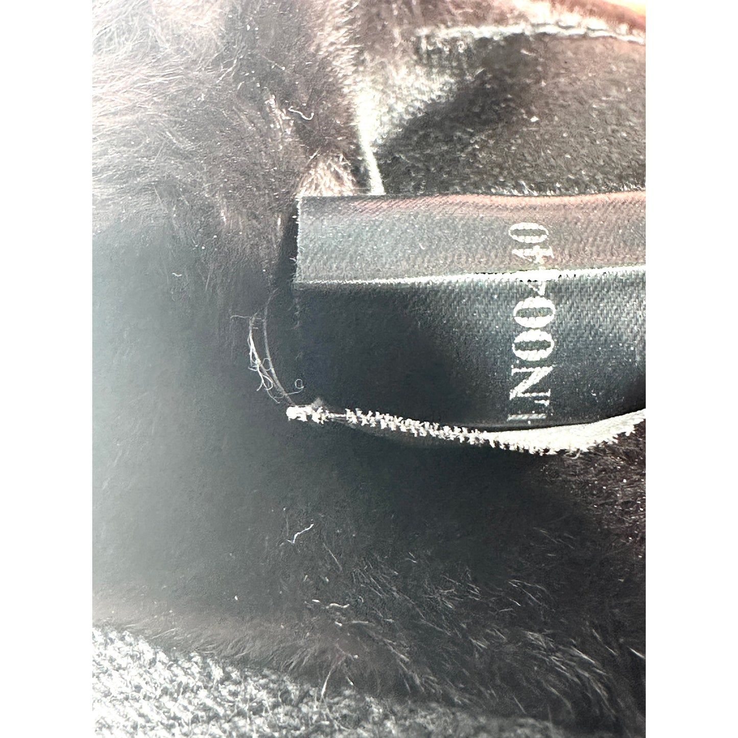 PRADA Kolinsky Fur Mini Bag Black