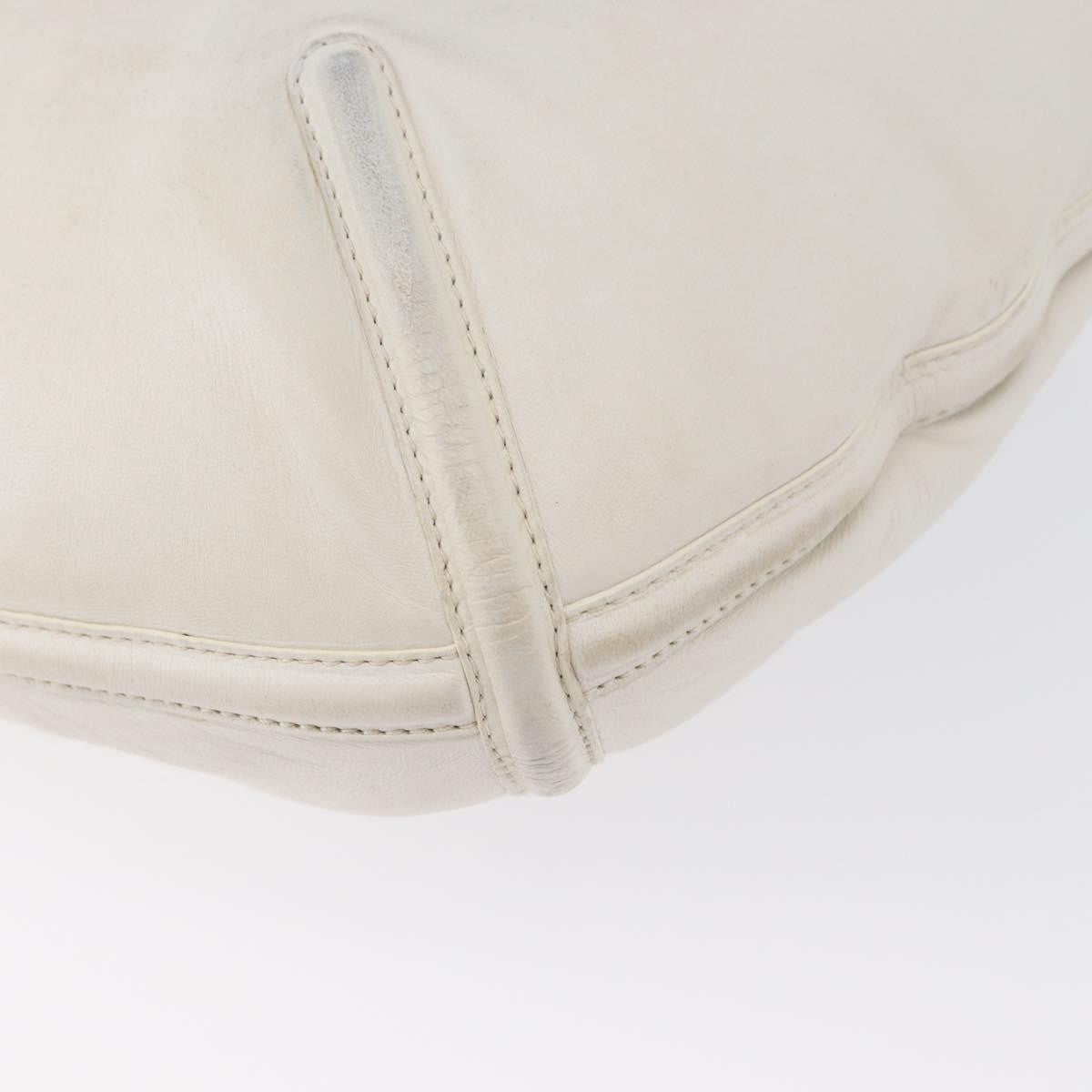 Loewe Anagram Leather, White, Leather, Shoulder Bag