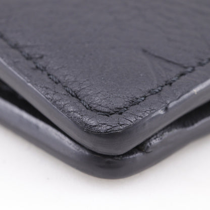 Louis Vuitton Brazza Monogram Shadow Leather, Black, Leather, Wallet