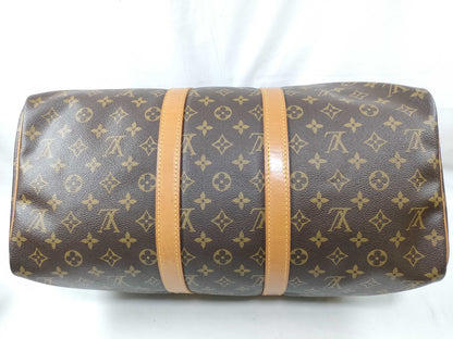 Louis Vuitton Keepall Monogram Canvas, Brown, Canvas, Travel Bag