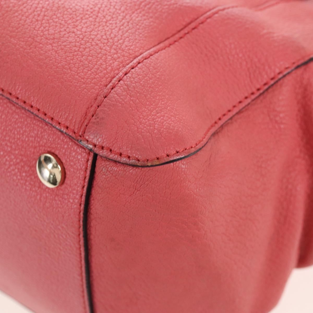 Chloe Bridget Convertible Satchel Leather, Pink, Leather, Handbag
