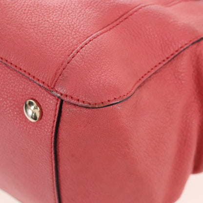Chloe Bridget Convertible Satchel Leather, Pink, Leather, Handbag
