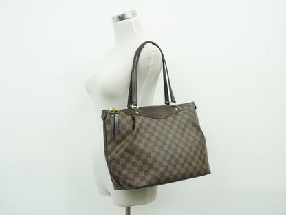 Louis Vuitton Westminster Damier, Brown, Canvas, Tote Bag