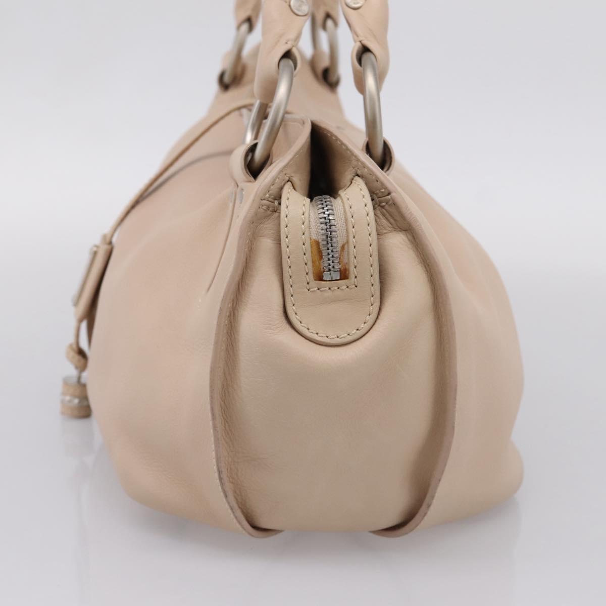 Celine Bittersweet Leather, Beige, Leather, Handbag