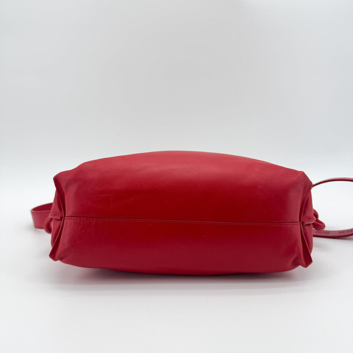 Loewe Monochrome Flamenco Convertible Clutch Leather, Red, Leather, Clutch