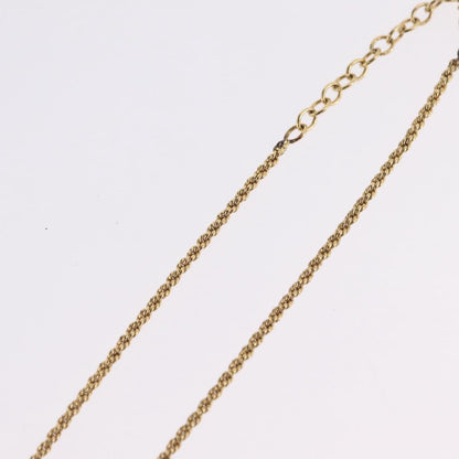 Christian Dior CD Pendant Metal and Crystals, Gold, Metal, Necklace