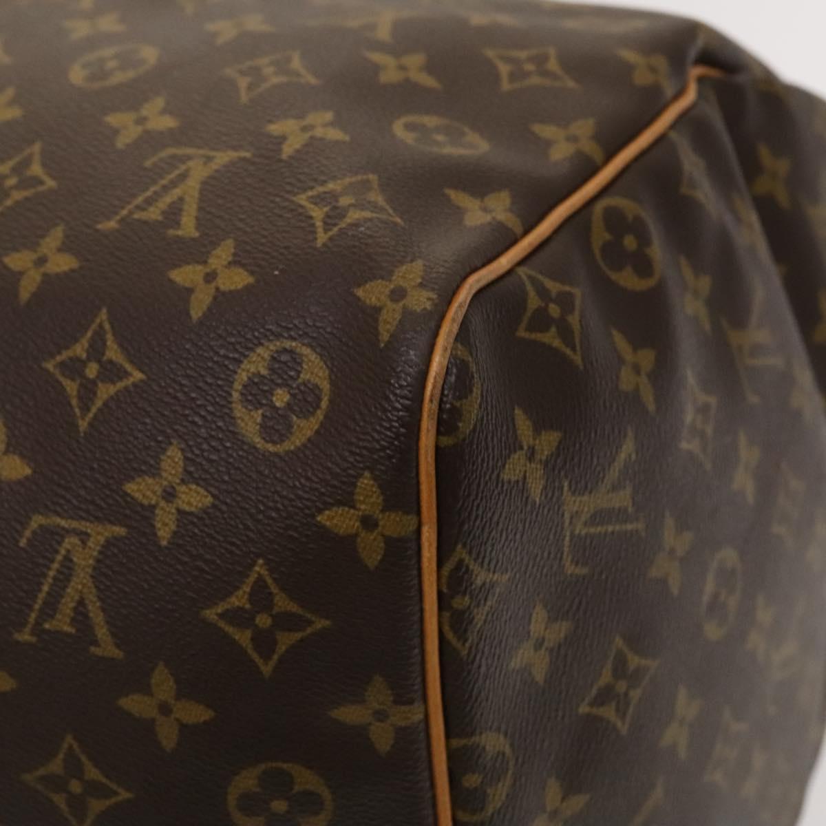 Louis Vuitton Keepall Bandouliere Bag Monogram Canvas, BROWN, CANVAS, Travel bag