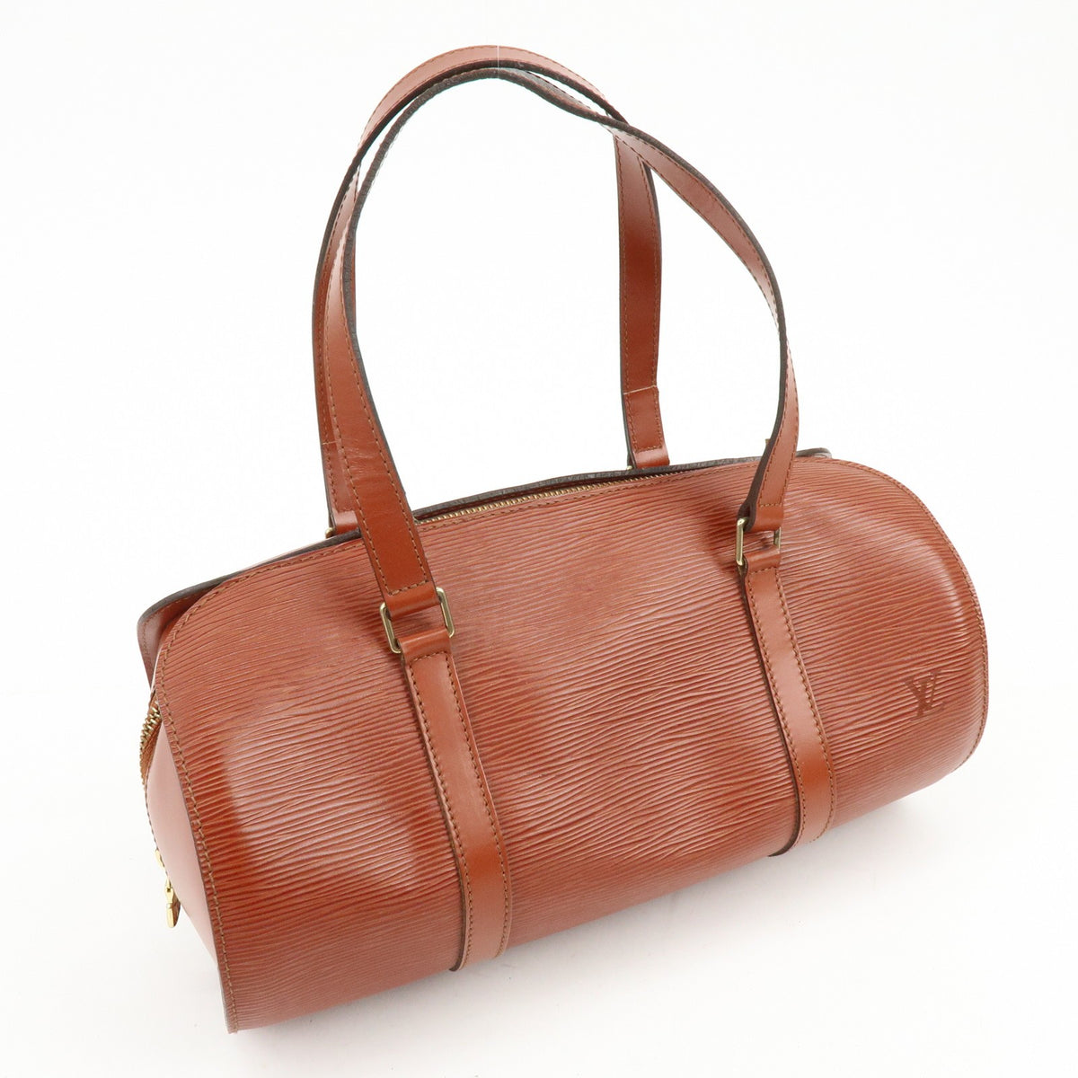 Louis Vuitton Soufflot Epi Leather, Brown, Leather, Handbag