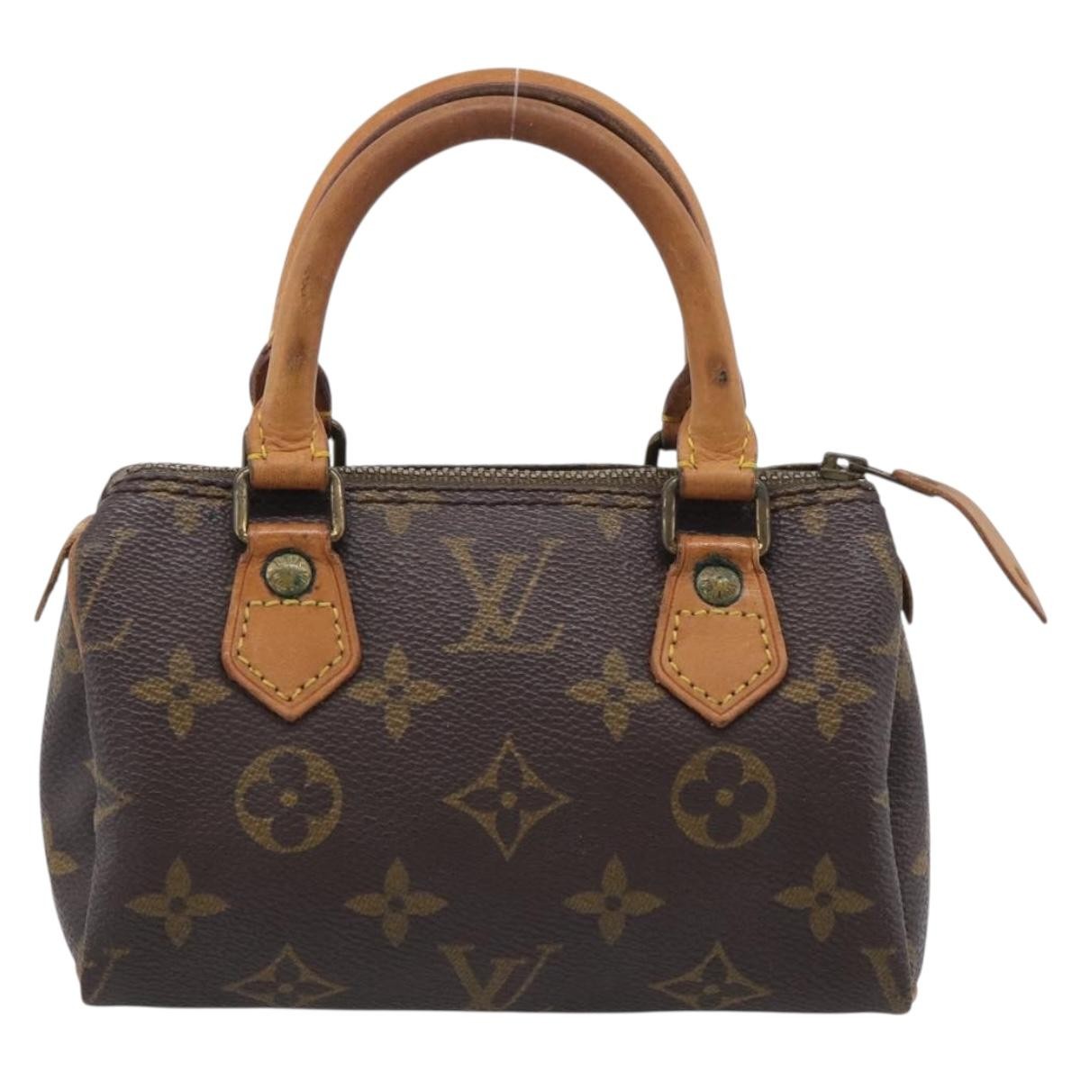 Louis Vuitton Speedy Mini HL Monogram Canvas, Brown, Canvas, Handbag