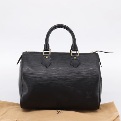 Louis Vuitton Speedy Epi Leather, Black, Leather, Handbag