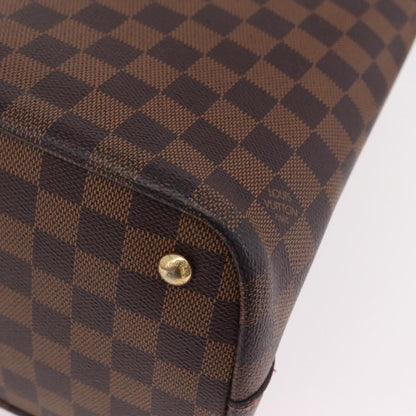 Louis Vuitton Kensington Damier, Brown, Canvas, Handbag