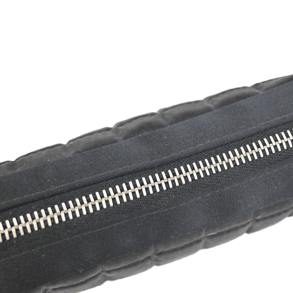 Chanel Chocolate Bar Clutch Nylon, Black, Nylon, Clutch