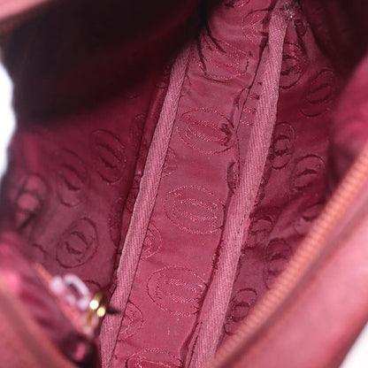 Cartier Tasseled Must de Cartier Leather, Burgundy, Leather, Shoulder Bag