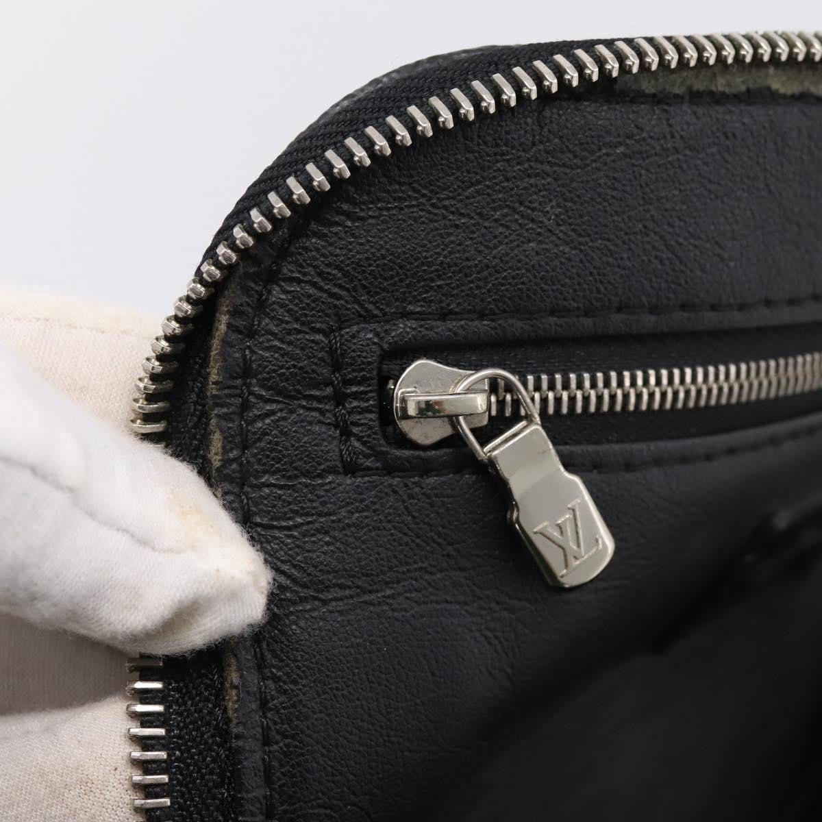 Louis Vuitton Trousse Toilette Damier Canvas, Black, Canvas, Clutch