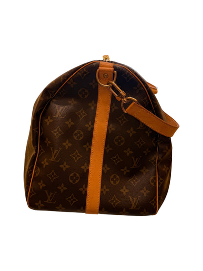 Louis Vuitton keepall bandoulière monogram, Brown, Canvas, Handbag