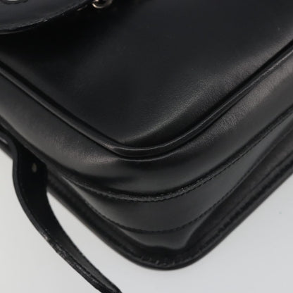 Celine Vintage Macadam Canvas, White, Leather, Shoulder Bag