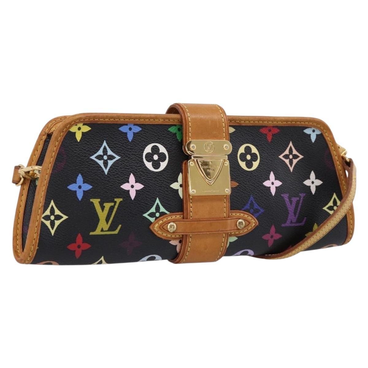 Louis Vuitton Shirley Monogram Multicolor, Black, Canvas, Handbag