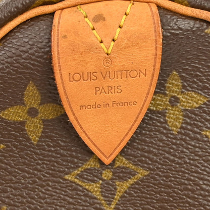 Louis Vuitton Keepall Monogram, Brown, Canvas, Travel Bag