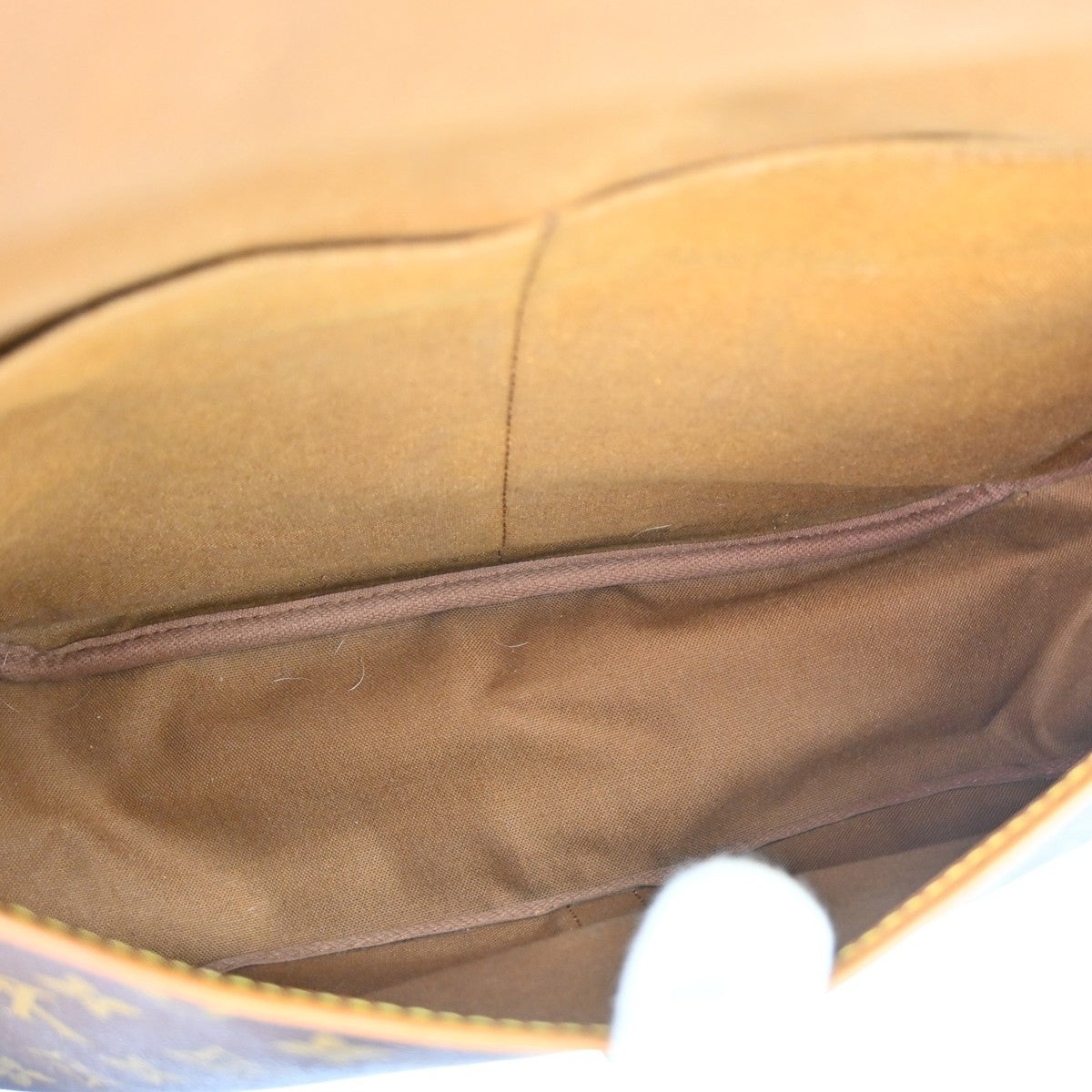 Louis Vuitton Saumur Monogram, Brown, Canvas, Shoulder Bag