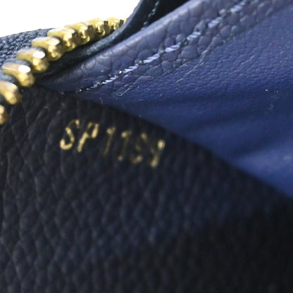 Louis Vuitton Portefeuille zippy Monogramme Empreinte Monogramme Empreinte, Navy, Leather, Wallet