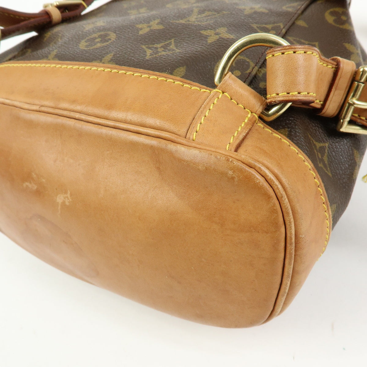 Louis Vuitton Montsouris Monogram Canvas, Brown, Canvas, Backpack